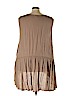 Torrid 100% Rayon Tan Sleeveless Blouse Size 4X Plus (4) - photo 2