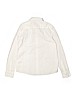 H&M Solid White Long Sleeve Button-Down Shirt Size 9 - 10 - photo 2
