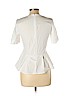 Veronica Beard White Short Sleeve Blouse Size 6 - photo 2