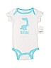 Okie Dokie Graphic White Short Sleeve Onesie 3-6 MO / 6 MO - photo 1