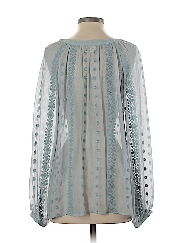 Sundance Long Sleeve Silk Top (view 2)