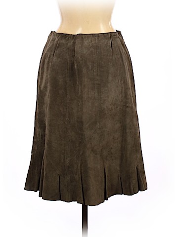 Coldwater Creek Leather Skirt (view 2)