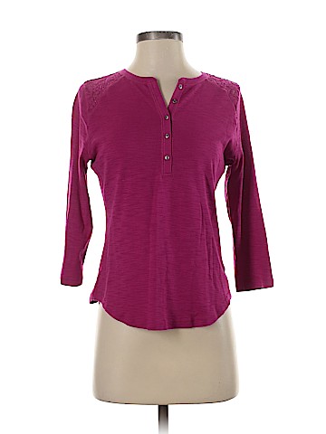 Chaps 3/4 Sleeve Henley (view 1)