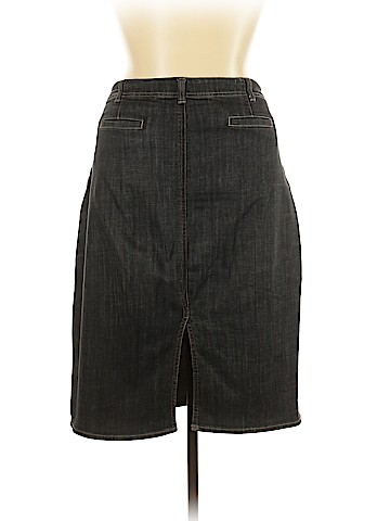 Lands' End Denim Skirt (view 2)