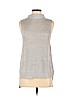 Bishop + Young 100% Acrylic Gray Sleeveless Top Size M - photo 1