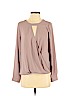 Forever 21 100% Polyester Pink Long Sleeve Blouse Size S - photo 1