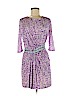 Saloni Purple Cocktail Dress Size 8 - photo 1