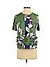 MARNI 100% Cotton Green Short Sleeve Top Size EU (IT) 38 / US 2 - photo 1