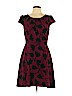Ann Taylor LOFT Burgundy Casual Dress Size 10 - photo 1