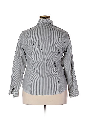 Jones New York Signature Long Sleeve Button-Down Shirt (view 2)