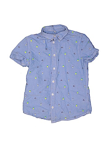 M&S Short Sleeve Button-Down Shirt (view 1)