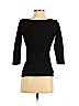 Ann Taylor 100% Cotton Black 3/4 Sleeve Top Size XS (petite) - photo 2