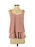 Banana Republic 100% Polyester Pink Sleeveless Blouse Size S (petite) - photo 1