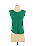 Ann Taylor LOFT 100% Rayon Green Sleeveless Top Size XXS (petite) - photo 1