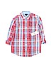 Tommy Hilfiger 100% Cotton Red Long Sleeve Button-Down Shirt Size 12 - 14 - photo 1