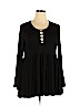 Torrid Black Long Sleeve Top Size 2X Plus (2) - photo 1