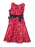 Rare Editions 100% Cotton Red Special Occasion Dress Size 12 - photo 2