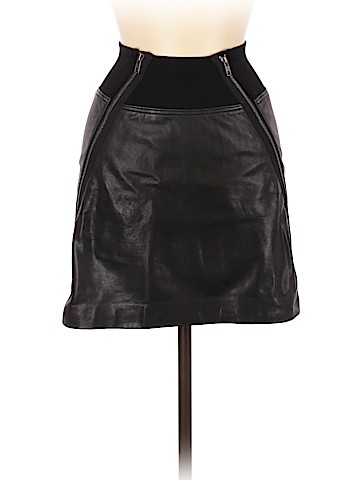 Theory Leather Skirt (view 1)