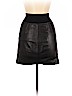 Theory 100% Lamb Black Leather Skirt Size 0 - photo 2