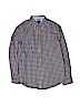 Tommy Hilfiger 100% Cotton Blue Long Sleeve Button-Down Shirt Size 12 - 14 - photo 1