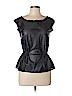 Princess Vera Wang Black Faux Leather Top Size L - photo 1