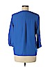 Dana Buchman 100% Polyester Blue 3/4 Sleeve Blouse Size M - photo 2
