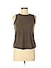 Ann Taylor LOFT Green Sleeveless T-Shirt Size S (petite) - photo 1