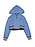 Tommy Hilfiger Solid Blue Zip Up Hoodie Size 8 - 10 - photo 1