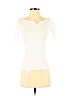 Ann Taylor 100% Cotton White Short Sleeve Top Size XS (petite) - photo 1