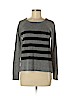 Ann Taylor 100% Merino Extra Fine Wool Gray Wool Pullover Sweater Size M - photo 1