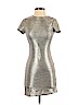 Alice + Olivia Silver Cocktail Dress Size 0 - photo 1