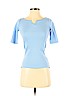 Ann Taylor 100% Cotton Blue Short Sleeve Top Size XS (petite) - photo 1