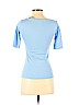 Ann Taylor 100% Cotton Blue Short Sleeve Top Size XS (petite) - photo 2