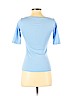 Ann Taylor 100% Cotton Blue Short Sleeve Top Size XS (petite) - photo 2