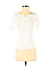 Ann Taylor 100% Cotton White Short Sleeve Top Size XS (petite) - photo 1