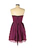 Rebecca Taylor 100% Silk Burgundy Cocktail Dress Size 4 - photo 2