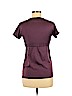 Proenza Schouler Purple Short Sleeve Silk Top Size 2 - photo 2