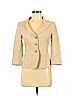 Max Mara 100% Linen Tan Blazer Size 4 - photo 1