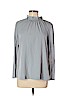 Ann Taylor 100% Polyester Gray Long Sleeve Blouse Size M - photo 1
