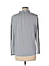 Ann Taylor 100% Polyester Gray Long Sleeve Blouse Size M - photo 2