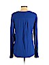 Vince. 100% Rayon Blue Long Sleeve Blouse Size 4 - photo 2