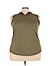 District. Green Sleeveless T-Shirt Size 3X - photo 1