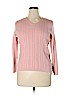 Talbots 100% Cotton Pink Pullover Sweater Size XL (petite) - photo 1