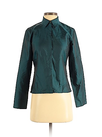 Ann Taylor LOFT Long Sleeve Silk Top (view 1)