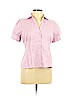 Worthington Pink Short Sleeve Button-Down Shirt Size 12 (petite) - photo 1