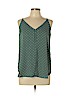 Ann Taylor LOFT 100% Polyester Blue Sleeveless Blouse Size L (petite) - photo 1