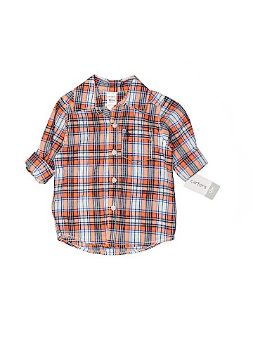 Carter's Long Sleeve Button-Down Shirt (view 1)