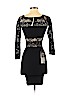 Bebe Black Cocktail Dress Size P (petite) - photo 2