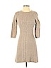 Ann Taylor LOFT Tan Casual Dress Size S (petite) - photo 1