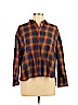 Madewell 100% Cotton Orange Long Sleeve Button-Down Shirt Size L - photo 1